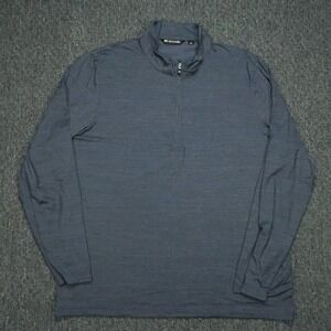 Travis Mathew Pullover Mens XXL Blue Havasu 2.0 Quarter Zip Lightweight Golf 2XL